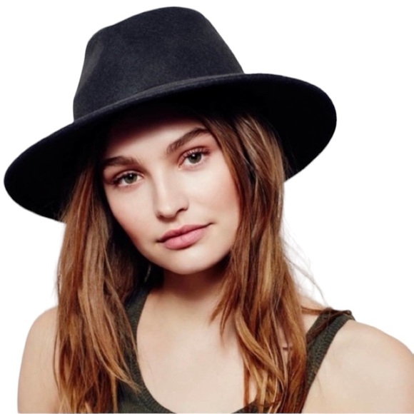 Free People Clean Slate Wide Brim Wool Hat | One Size - Picture 2 of 9